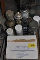 Camoflauge spray paint, other misc chemicals
