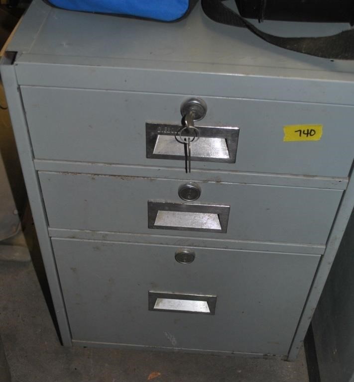 3 drawer diebold file cabinet locking drawers
