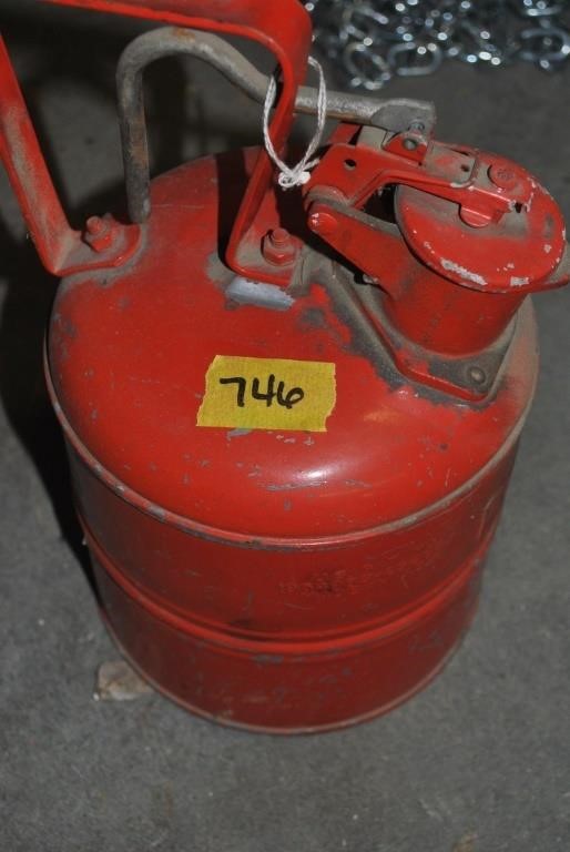 metal gas can