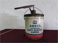 5-Gallon bucket Amoco Lithium Grease w/pump