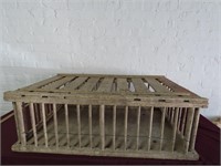 Old wood chicken crate. 35"x12"x23"