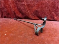 Antique hand forged Deer cattle branding iron.