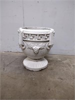 White Cement Urn Pot