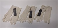Anne Taylor Creme Cashmere Gloves NEW
