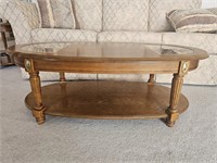 MCM Brass Embellished Coffee Table