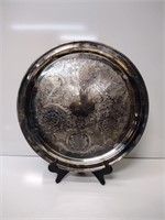 Sheffield Large Silver Plated Tray