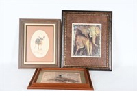 Vintage Framed Animal Prints