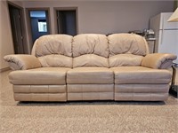 Gorgeous Reclining Leather Couch