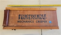 Vintage Wooden Mechanic Creeper