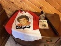 Vintage Conway shirt, John Deere collectible,