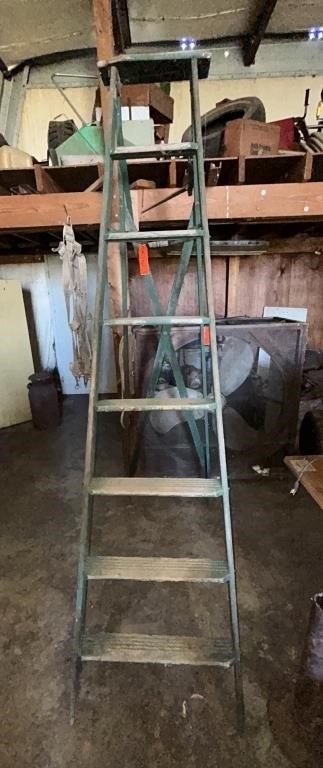 Vintage 8ft' Step Ladder