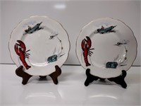 Royal Albert Bone China "Lobster" Plates