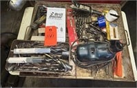 Assorted Drill Bits and Drill Dr. Sharpener
