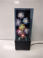 Fiber Optic Musical Floral Lamp