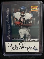 GALE SAYERS AUTOGRAPHED 1999 FLEER SKYBOX