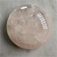 CERT 62.32 Ct Cabochon Rose Quartz, Round Shape, G