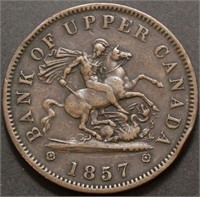 Canada PC-6D Bank of Upper Canada One Penny Token