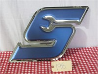 New Snap On SSX23P122 PowerBlue Wrench "S" Sign