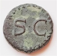 Claudius AD41-54 Quadrans, Ancient Roman coin
