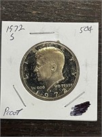 US Kennedy 50 Cent 1972-S Proof