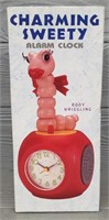 Charming Sweety Worm on Apple Alarm Clock