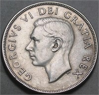 Canada Silver Dollar 1950 Arnprior