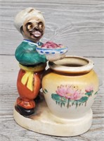 Vintage Ceramic Hindu Boy Vase