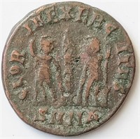 GLORIA EXERCITVS AD337-361 Ancient Roman coin