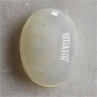 CERT 2.70 Ct Ethiopian White Fire Opal, Oval Shape
