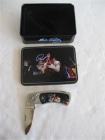 Elvis Presley Folding Knife w/Metal Case