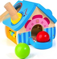 HELLOWOOD 4-in-1 Montessori Toy