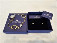 Swarovski Crystal Bracelet & Earrings