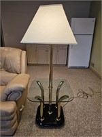 Vintage Floor Lamp Table