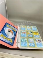 binder of 360+ Pokemon collectors cards