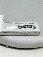 Maxam lockback knife with clip - 7.5" - New