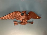 Gold metal eagle
