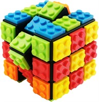 2-in-1 Magic Cube Lego Puzzle Toy x8