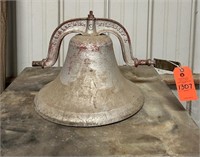 CB Bell and Co. #3 Dinner Bell with Post and Mount