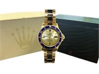 18kt Gold Rolex Oyster Perpetual 16618 Submariner