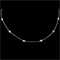 18K Gold 1.13ctw Diamond Necklace