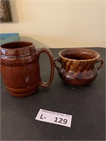 (2) Stoneware Mug