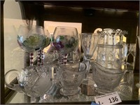 Misc Glasses Dishes Decor (top shelf china cabinet
