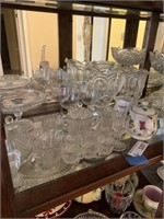 Misc Glasses Dishes Decor (2nd shelf china cabinet