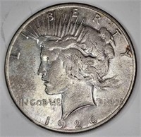 1926 s Better Date Peace Silver Dollar
