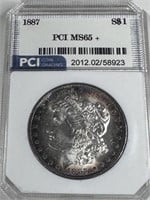1887 MS65+ Morgan Dollar-$280 CPG