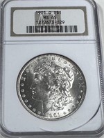 1901 o MS 65 NGC Morgan Dollar-$235