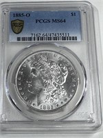 1885 o MS64 PCGS Morgan Dollar-$115 CPG