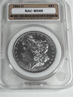 1884 o MS66 Morgan Dollar - $400 CPG