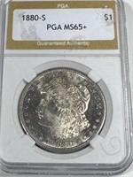 1880 s MS65+ Morgan Dollar- $ 280 CPG