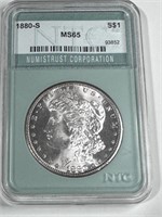 1880 s MS65 Morgan Dollar- $225 CPG